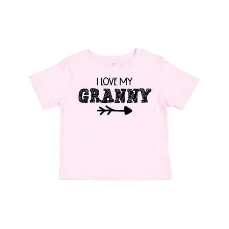 Inktastic I Love My Granny with Arrow Gift Toddler Boy or Toddler Girl T-Shirt