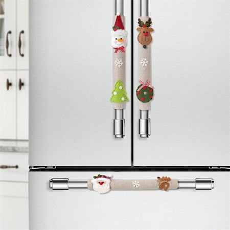 Tuelaly 3Pcs Christmas Fridge Handle Covers Snowman Santa Claus Door Handle Cover Microwave Oven Dishwasher Handle Gloves Protector for Home Christmas Decor
Tuelaly 3Pcs Christmas Fridge Handle Covers Snowman Santa Claus Door Handle Cover Microwave Oven Dishwasher Handle Gloves Protector for Home Christmas Decor