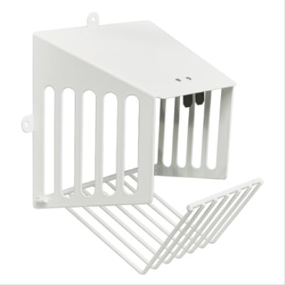 Hy-c Hy-C 6 in. White Dryer Exhaust Ventguard. Front Bars Open For Easy Mai