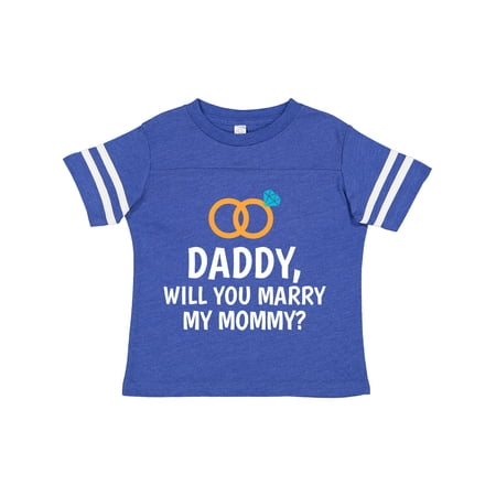 Inktastic Daddy Will You Marry My Mommy with Rings for Proposal Gift Toddler Boy or Toddler Girl T-Shirt
Inktastic Daddy Will You Marry My Mommy with Rings for Proposal Gift Toddler Boy or Toddler Girl T-Shirt