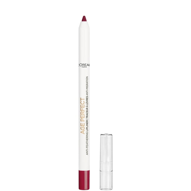 L'Oreal Paris Age Perfect Anti-Feathering Lip Liner - Smooth Application, Perfect Burgundy, 0.04 fl. oz.