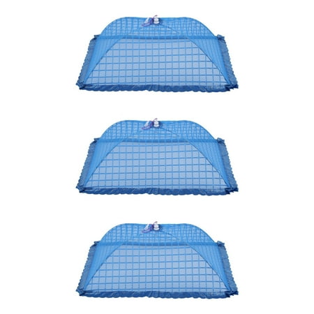 Set of 3 Square Mesh Screen Umbrella Food Cover Net Tents Reusable and Folding 72X51cm for Picnic/BBQ - Keep Out Flies
Set of 3 Square Mesh Screen Umbrella Food Cover Net Tents Reusable and Folding 72X51cm for Picnic/BBQ - Keep Out Flies