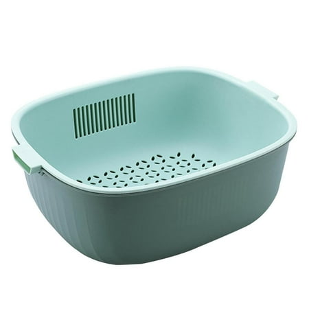 Julam Fruit Washing Strainer Large Kitchen Strainer Colander Bowl Sets In Double-Layer Stackable Set Basket Used For Soak Wash Drain Vegetables And Fruit Colanders improved
Julam Fruit Washing Strainer Large Kitchen Strainer Colander Bowl Sets In Double-Layer Stackable Set Basket Used For Soak Wash Drain Vegetables And Fruit Colanders improved
