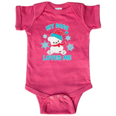 Inktastic Polar Bear My Papa Loves Me in Santa Hat with Snowflakes Gift Baby Boy or Baby Girl Bodysuit
Inktastic Polar Bear My Papa Loves Me in Santa Hat with Snowflakes Gift Baby Boy or Baby Girl Bodysuit