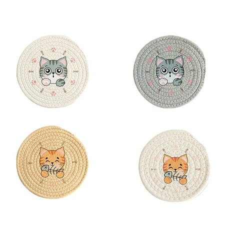 Xmarks Woven Cartoon Cat Placemats Set of 4 Round Placemats for Dining Table Natural Farmhouse Braided Placemats Wicker Rustic Place Mats
Xmarks Woven Cartoon Cat Placemats Set of 4 Round Placemats for Dining Table Natural Farmhouse Braided Placemats Wicker Rustic Place Mats