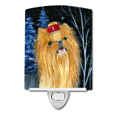 Caroline s Treasures SS8413CNL Starry Night Yorkie Ceramic Night Light 6x4x3 multicolor
Caroline s Treasures SS8413CNL Starry Night Yorkie Ceramic Night Light 6x4x3 multicolor