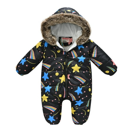 EHTMSAK Toddler Child Boy Girl Zip Up Fall Winter Outerwear Infant Baby Faux Fur Hooded Cartoon Print Rompers Long Sleeve Thicken Coat Black 6M-3Y 110
EHTMSAK Toddler Child Boy Girl Zip Up Fall Winter Outerwear Infant Baby Faux Fur Hooded Cartoon Print Rompers Long Sleeve Thicken Coat Black 6M-3Y 110