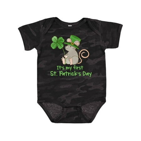 Inktastic It s My 1st St. Patrick s Day Cute Mouse with Clover Gift Baby Boy or Baby Girl Bodysuit
Inktastic It s My 1st St. Patrick s Day Cute Mouse with Clover Gift Baby Boy or Baby Girl Bodysuit