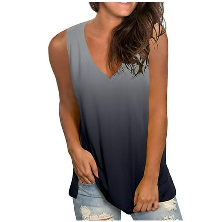 asdoklhq Maternity Clothes for Women Womens Fashion Gradient Color V-Neck Sleeveless T-Shirt Tops Blouse
asdoklhq Maternity Clothes for Women Womens Fashion Gradient Color V-Neck Sleeveless T-Shirt Tops Blouse