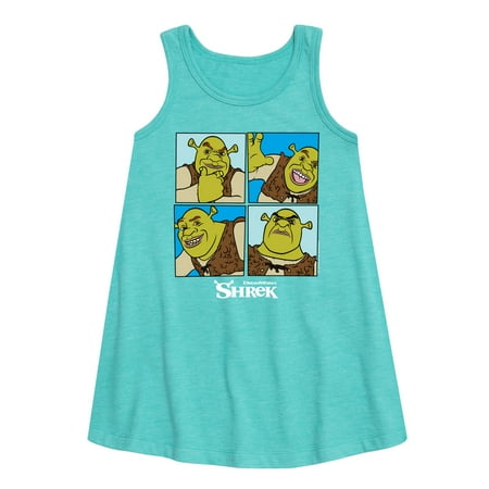 Shrek - Many Faces of Shrek - Toddler and Youth Girls A-line Dress