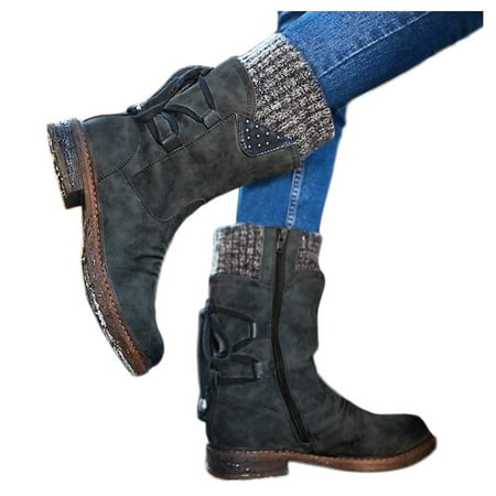 NECHOLOGY Light Weight Womens Boots Women Fashion Casual Vintage Retro Mid-Calf Boots Lace Up Thick Snow for Boots Women Black 11
NECHOLOGY Light Weight Womens Boots Women Fashion Casual Vintage Retro Mid-Calf Boots Lace Up Thick Snow for Boots Women Black 11