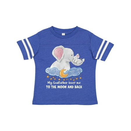 Inktastic My Godfather Loves me to the Moon and Back Elephant Family Gift Toddler Boy or Toddler Girl T-Shirt
Inktastic My Godfather Loves me to the Moon and Back Elephant Family Gift Toddler Boy or Toddler Girl T-Shirt