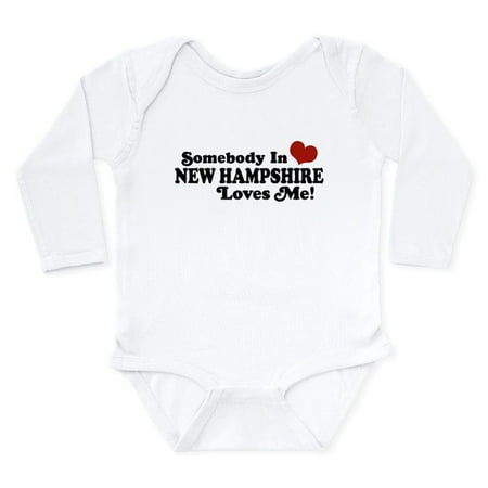 CafePress - Somebody In New Hampshire Loves Me Body Suit - Long Sleeve Infant Bodysuit
CafePress - Somebody In New Hampshire Loves Me Body Suit - Long Sleeve Infant Bodysuit