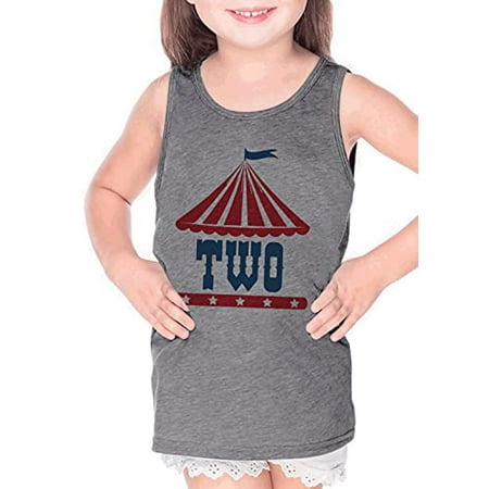 7 ate 9 Apparel Kids Two Birthday 2 Circus Second Bday 2nd Carnival Grey Tank Top
7 ate 9 Apparel Kids Two Birthday 2 Circus Second Bday 2nd Carnival Grey Tank Top