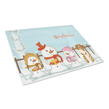 Caroline s Treasures Merry Christmas Carolers Brittany Spaniel Glass Cutting Board Large
Caroline s Treasures Merry Christmas Carolers Brittany Spaniel Glass Cutting Board Large