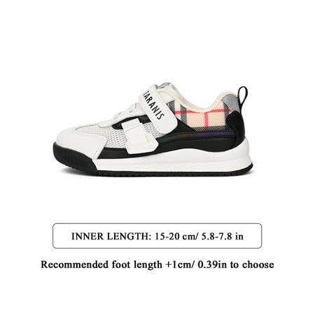 TARANIS Toddler Boys Girls Mesh Plaid Sneakers Soft Sole Anti Slip Sports Shoes With Hook & Loop Fastener Kids Shoes
TARANIS Toddler Boys Girls Mesh Plaid Sneakers Soft Sole Anti Slip Sports Shoes With Hook & Loop Fastener Kids Shoes