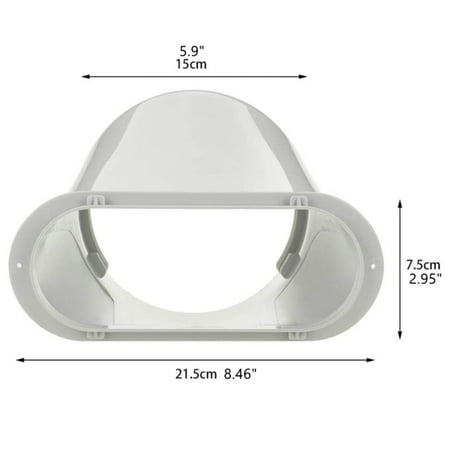 Clearance! Feinib Connector 6 Portable Air Conditioner Window Adapter Exhaust Hose Connector Connector Air Hood Baffle Plate Mobile Air Conditioning Accessories (6 Flat Mouth White)
Clearance! Feinib Connector 6 Portable Air Conditioner Window Adapter Exhaust Hose Connector Connector Air Hood Baffle Plate Mobile Air Conditioning Accessories (6 Flat Mouth White)