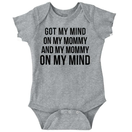 Funny Mommy on my Mind Hip Hop Romper Boys or Girls Infant Baby Brisco Brands NB
Funny Mommy on my Mind Hip Hop Romper Boys or Girls Infant Baby Brisco Brands NB