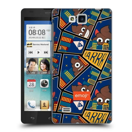 OFFICIAL EMOJI POO 1 HARD BACK CASE FOR HUAWEI PHONES 2