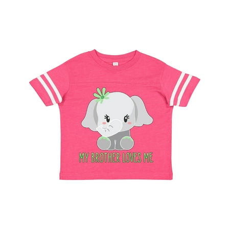 Inktastic My Brother Loves Me- Cute Elephant Gift Toddler Boy or Toddler Girl T-Shirt
Inktastic My Brother Loves Me- Cute Elephant Gift Toddler Boy or Toddler Girl T-Shirt