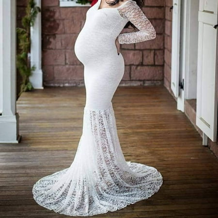 Juebong Maternity Dress Lace Long Sleeve Maternity Maxi Dress for Baby Shower Maternity Photoshoot V-neck Net Yarn Lace Maternity Solid Color Floor Length Mermaid Dresses
Juebong Maternity Dress Lace Long Sleeve Maternity Maxi Dress for Baby Shower Maternity Photoshoot V-neck Net Yarn Lace Maternity Solid Color Floor Length Mermaid Dresses