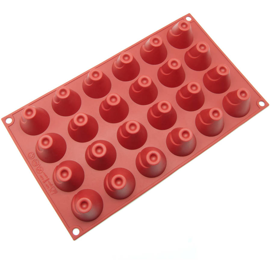 Freshware 15Cavity Cake Pop Silicone Mold for Party Cupcake, Lollipop