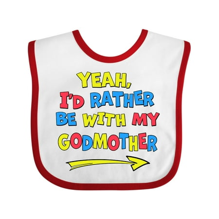 Inktastic Yeah I d Rather Be with My Godmother in Red Yellow and Blue Gift Baby Boy or Baby Girl Bib
Inktastic Yeah I d Rather Be with My Godmother in Red Yellow and Blue Gift Baby Boy or Baby Girl Bib