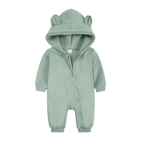Newborn Baby Thickened Jumpsuit Hoodie Fall Winter Solid Color Jumpsuit for Men and Girls 0-24M
Newborn Baby Thickened Jumpsuit Hoodie Fall Winter Solid Color Jumpsuit for Men and Girls 0-24M