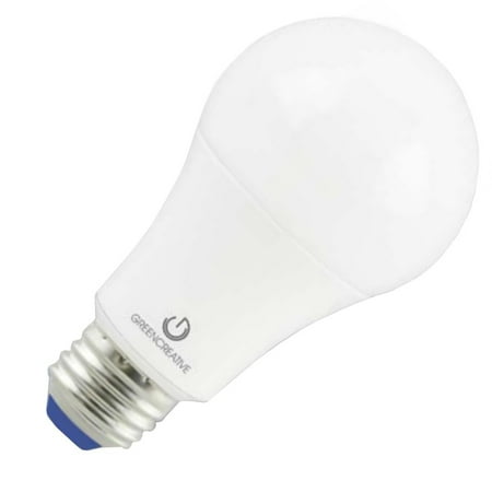 Green Creative 97782 - 9A19DIM/840 A19 A Line Pear LED Light Bulb