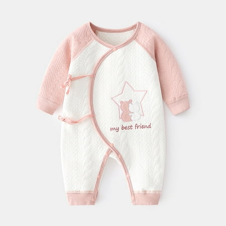 Breampot Baby Warm Jumpsuit Baby Cotton-padded Newborn Clothes Autumn And Winter Ha Clothes Boneless Climbing Clothes Newborn Pink
Breampot Baby Warm Jumpsuit Baby Cotton-padded Newborn Clothes Autumn And Winter Ha Clothes Boneless Climbing Clothes Newborn Pink