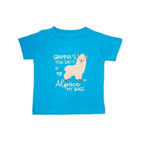 Inktastic Gramma s You Say Alpaca My Bags Gift Baby Boy or Baby Girl T-Shirt
Inktastic Gramma s You Say Alpaca My Bags Gift Baby Boy or Baby Girl T-Shirt