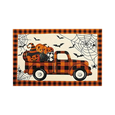 Bigwheat Halloween Placemats- Autumn Table Mat- Ghost Pumpkin Cat 30cmx40cm Halloween Table Mats for Home Kitchen Party Holiday Decor
Bigwheat Halloween Placemats- Autumn Table Mat- Ghost Pumpkin Cat 30cmx40cm Halloween Table Mats for Home Kitchen Party Holiday Decor