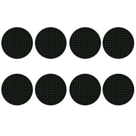 Coasters for Drinks set of 8 Silicone Coasters Tabletop Protection for Any Table Type Dishwasher Safe,Non-slip Base Fits most Size of Cups(Black)
Coasters for Drinks set of 8 Silicone Coasters Tabletop Protection for Any Table Type Dishwasher Safe,Non-slip Base Fits most Size of Cups(Black)