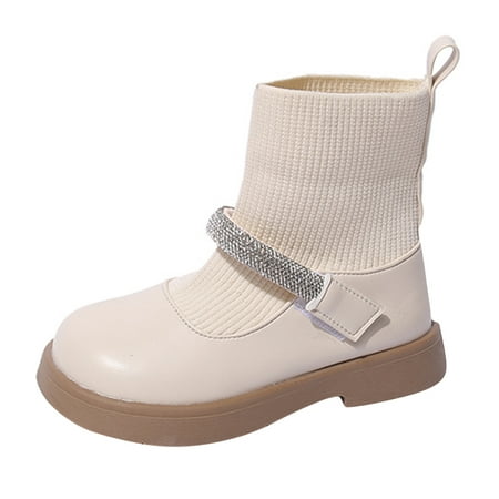 TAIAOJING Kids Girls Chelsea Ankle Boots Shoes Leather Boots Shoes Waterproof Leather Short Boots Non Slip Breathable Boots
TAIAOJING Kids Girls Chelsea Ankle Boots Shoes Leather Boots Shoes Waterproof Leather Short Boots Non Slip Breathable Boots