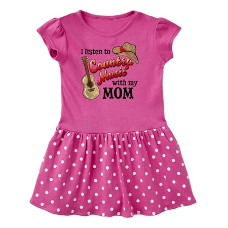 Inktastic I Listen to Country Music with my Mom with Guitar and Hat Gift Toddler Girl Dress
Inktastic I Listen to Country Music with my Mom with Guitar and Hat Gift Toddler Girl Dress
