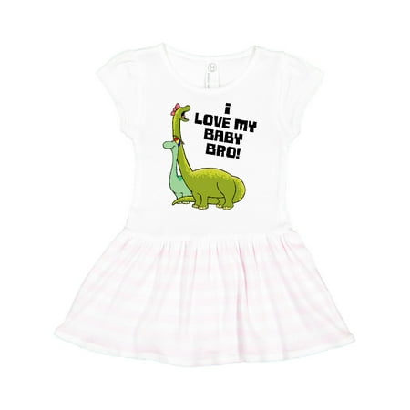 Inktastic I Love my Baby Bro with Baby Brontosauruses Gift Toddler Girl Dress
Inktastic I Love my Baby Bro with Baby Brontosauruses Gift Toddler Girl Dress