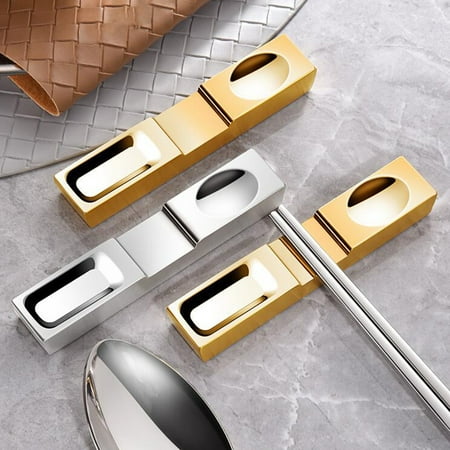 Zruodwans Glossy Mirror Surface Chopsticks Rests Heat-resistant Chopsticks Holder Spoon Forks Chopsticks Rests Rack Kitchen Tools 
Zruodwans Glossy Mirror Surface Chopsticks Rests Heat-resistant Chopsticks Holder Spoon Forks Chopsticks Rests Rack Kitchen Tools