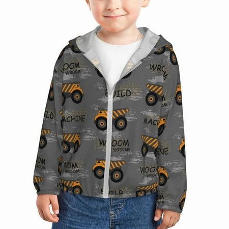 Sun Hoodie for Kids Construction Machines Long Sleeve Swim Fishing Shirts Sun Protection Zip Up Jacket Clothing Athletic Hoodie
Sun Hoodie for Kids Construction Machines Long Sleeve Swim Fishing Shirts Sun Protection Zip Up Jacket Clothing Athletic Hoodie