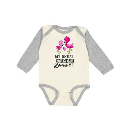 Inktastic My Great Grandma Loves me with Two Flamingos Gift Baby Boy or Baby Girl Long Sleeve Bodysuit
Inktastic My Great Grandma Loves me with Two Flamingos Gift Baby Boy or Baby Girl Long Sleeve Bodysuit
