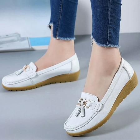 Women s Low Wedge Loafers Metal Decor Non Slip Faux Leather Shoes Lightweight Flat Shoes
Women s Low Wedge Loafers Metal Decor Non Slip Faux Leather Shoes Lightweight Flat Shoes