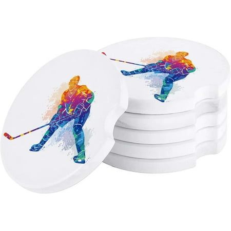 ZHANZZK Watercolor Player Hockey Sports Set of 2 Car Coaster for Drinks Absorbent Ceramic Stone Coasters Cup Mat with Cork Base for Home Kitchen Room Coffee Table Bar Decor
ZHANZZK Watercolor Player Hockey Sports Set of 2 Car Coaster for Drinks Absorbent Ceramic Stone Coasters Cup Mat with Cork Base for Home Kitchen Room Coffee Table Bar Decor
