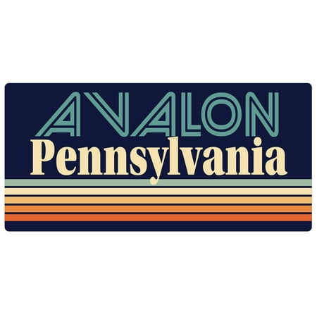 Avalon Pennsylvania 5 x 2.5-Inch Fridge Magnet Retro Design