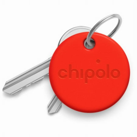 Red Chipolo ONE Bluetooth Key Finder Save time looking for your keys Each