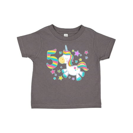 Inktastic Fifth Birthday Rainbow Unicorn Plush and Stars Gift Toddler Boy or Toddler Girl T-Shirt
Inktastic Fifth Birthday Rainbow Unicorn Plush and Stars Gift Toddler Boy or Toddler Girl T-Shirt