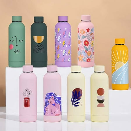 Washranp 17oz Sports Water Bottle Stainless Steel Heat-resistant Leakproof Abstract Print Insulated Mug for Travel
Washranp 17oz Sports Water Bottle Stainless Steel Heat-resistant Leakproof Abstract Print Insulated Mug for Travel