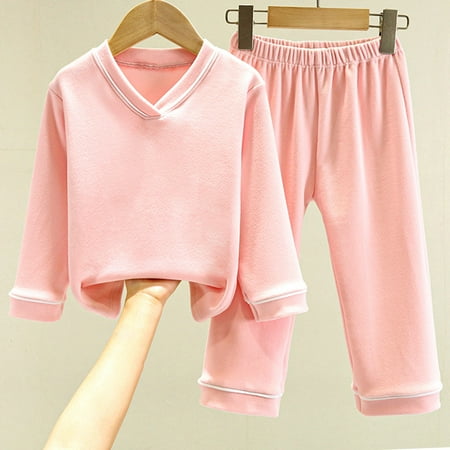 Babysbule Toddler Baby Kids Winter Deals Boys Girls Solid Color Long Sleeve Thickening Home Wear Clothes Suit
Babysbule Toddler Baby Kids Winter Deals Boys Girls Solid Color Long Sleeve Thickening Home Wear Clothes Suit