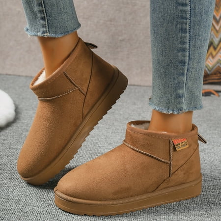 Classic Snow Boots Women‘s Winter 2024 New Bottom Snow Cotton Shoes fleece-lined Warm Cotton Boots Casual Outwear Ankle Boots
Classic Snow Boots Women‘s Winter 2024 New Bottom Snow Cotton Shoes fleece-lined Warm Cotton Boots Casual Outwear Ankle Boots