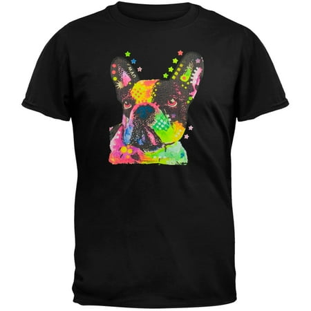 French Bulldog Neon Black Light Youth T-Shirt