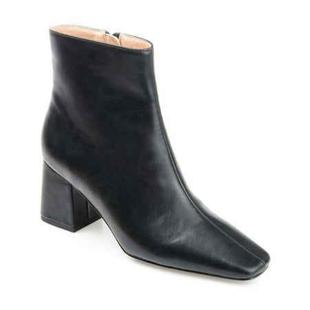 Journee Collection Womens Haylinn Faux Leather Square Toe Booties 
Journee Collection Womens Haylinn Faux Leather Square Toe Booties