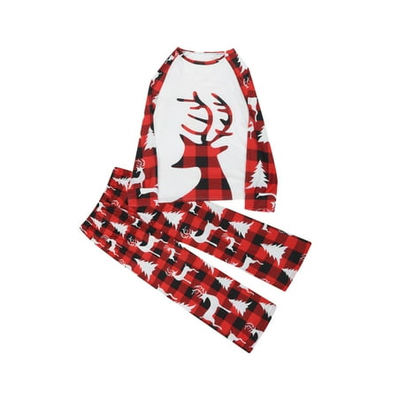 VONCOS Parent-child Wear Matching Family Christmas Pajamas Set Christmas Pjs For Family Set Red Plaid Top And Long Pants Sleepwear Sets
VONCOS Parent-child Wear Matching Family Christmas Pajamas Set Christmas Pjs For Family Set Red Plaid Top And Long Pants Sleepwear Sets